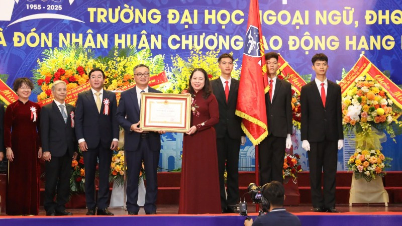 Kỷ niệm 70 năm thành lập Trường Đại học Ngoại ngữ